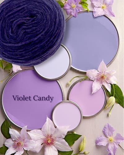 Lana natural Wild Yarn Violet Candy